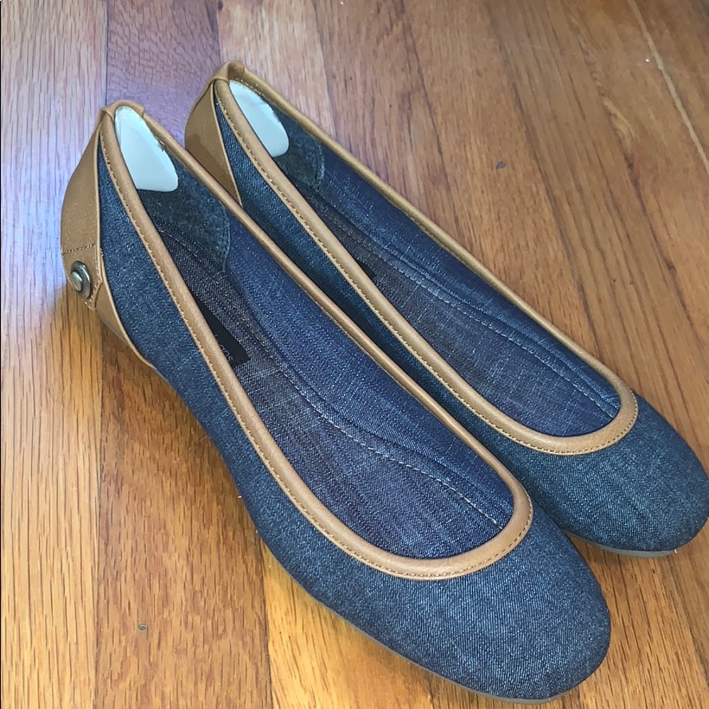 Calvin Klein Abagail Denim Flats